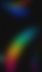 Dynamic vibrant colorful light leak overlay creates an atmospheric abstract gradient background texture for design