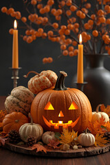 halloween pumpkin and pumpkins