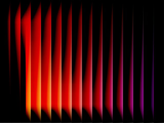 Glass stripes neon effect abstract colorful background with vertical lines design.vector