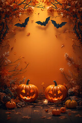 halloween pumpkin background