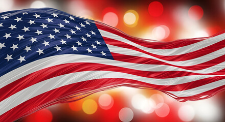 American Flag, Independence Day, America's Flag, Fireworks