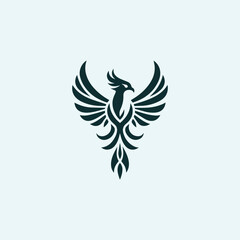 Heraldry Phoenix Logo