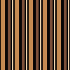 Vertical Stripes Seamless Pattern With Brown Color Design