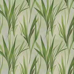 Seamless green grass pattern