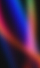 Vibrant abstract holographic gradient background with blurred colorful light leaks and a trendy retro aesthetic design