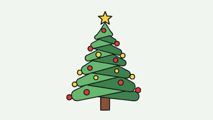 christmas tree vector