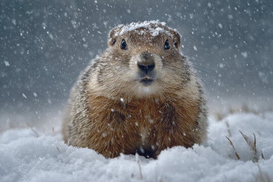 Groundhog Snow