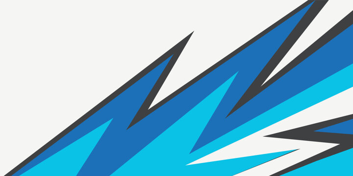 Simple background with gradient and colorful zigzag pattern
