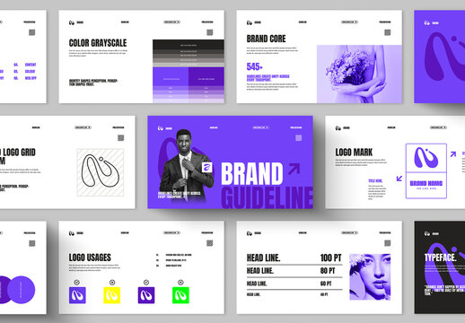 Corporate Identity Style Brand Guideline Layout