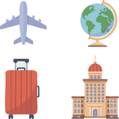 Travel Icon Pack | Flat Vector 4 eps Icons