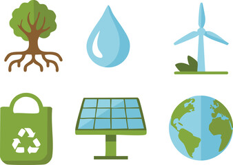 Bubbly Pastel Vector Icon Set for Weather Forecasting