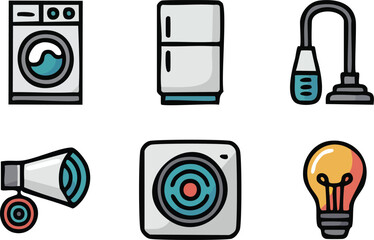 Cute Hand-Drawn Gardening and Horticulture Vector Icons