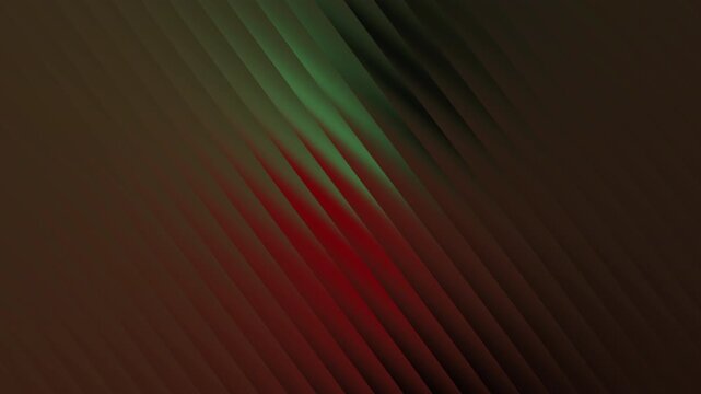 Diagonal stripes of brown, green, and red overlap to create textured background. Ideal for modern graphic designs and abstract projects.