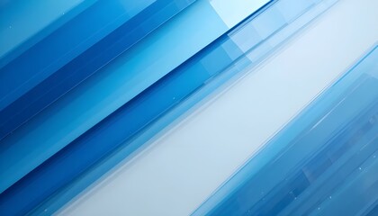 White Background with Layered Diagonal Blue Geometric Grid, Minimalist Tech-Inspired Abstract