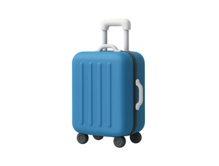 Luggage travel icon 3d illustration