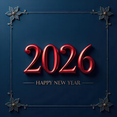 Happy New Year 2026 Template