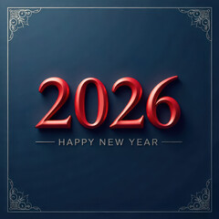 Happy New Year 2026 Template