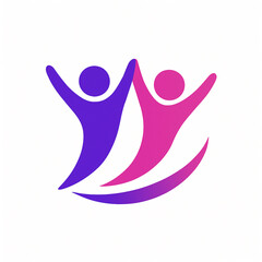 A logo for a community organization called people .Adoption Logo community logo template vector icon