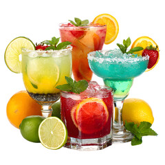 Vibrant Assortment of Fresh Cocktails for Perfect Summer Entertaining