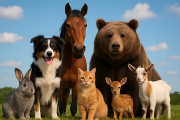 group of animals