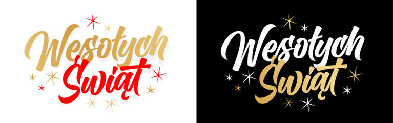 Wesołych świąt, Happy holidays in Polish