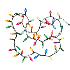 Colorful string lights