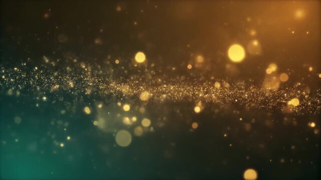 Abstract atmospheric background featuring thousands of tiny glowing particles slowly drifting in soft motion