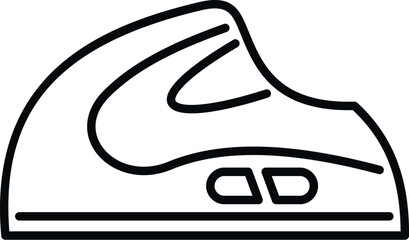 Bullet train icon representing high speed travel transportation