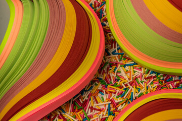 abstract background with colorful stripes