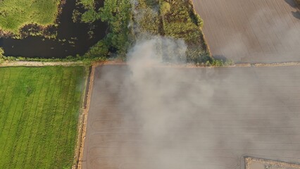 Climate change, Agriculture burning release carbon