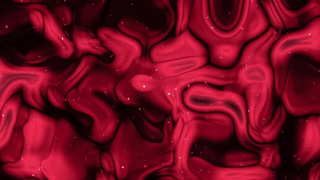 Wavy abstract pattern with dark red and black colors suitable for backgrounds, wallpapers, textiles, packaging, and creative design projects.