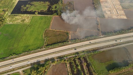 Climate change, Agriculture burning release carbon