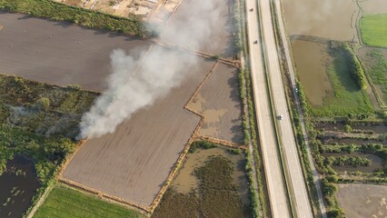 Climate change, Agriculture burning release carbon