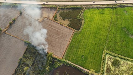Climate change, Agriculture burning release carbon