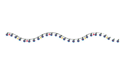 Christmas Lighting 
String String Sweet Clipart With Transparent