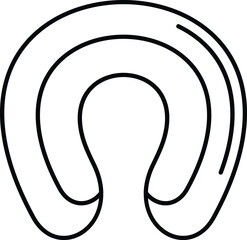 Travel neck pillow providing comfort and support for sleeping during journeys