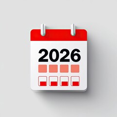 Upcoming events planning calendar for 2026 digital template minimalist design sleek aesthetic