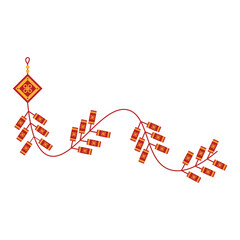 Obraz premium Firework Lunar New Year Icon