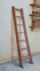 Explore the Charm of a Crafted Wooden Ladder: A Perfect Addition to Your Home Decor and DIY Projects