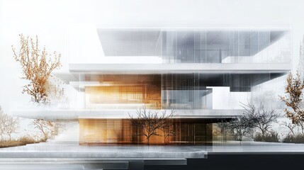 Modern architectural building design
