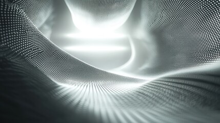 Abstract digital mesh structure