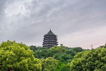 Liuhe Tower Cultural Park, Hangzhou City, Zhejiang province