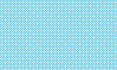 四角いパーツの十字マークとクロスする格子柄の模様