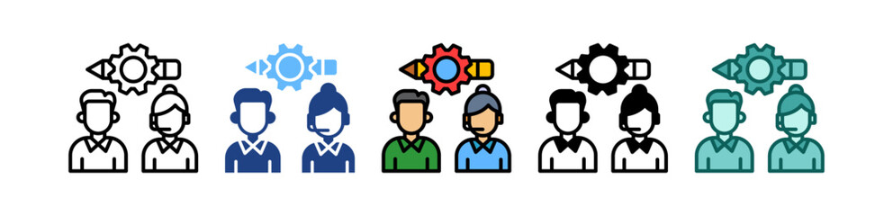 Informal Training multiple icon