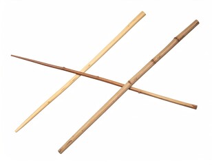 Intersecting bamboo stalks, brown and beige, clean