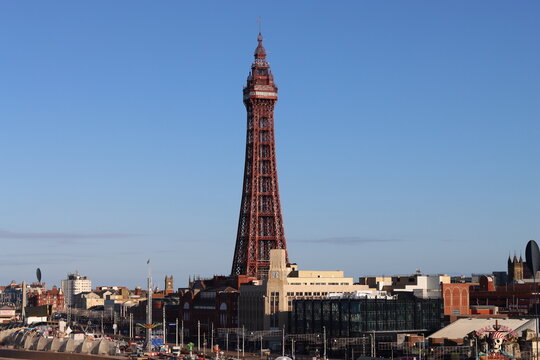 Blackpool Tower in winter sunshine