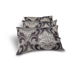 Set of decorative pillows on a white background