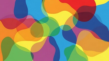 Abstract Colorful Fluid Shapes Background for Modern Design Projects and Creative Graphic Arts Visuals with Vibrant Color Combinations
