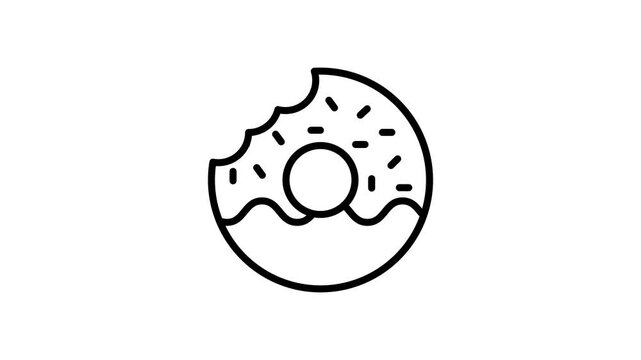 Take a look at this carefully crafted animated icon of donut, customizable vector