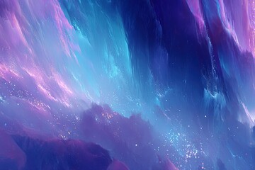 Abstract Colorful Digital Art Background